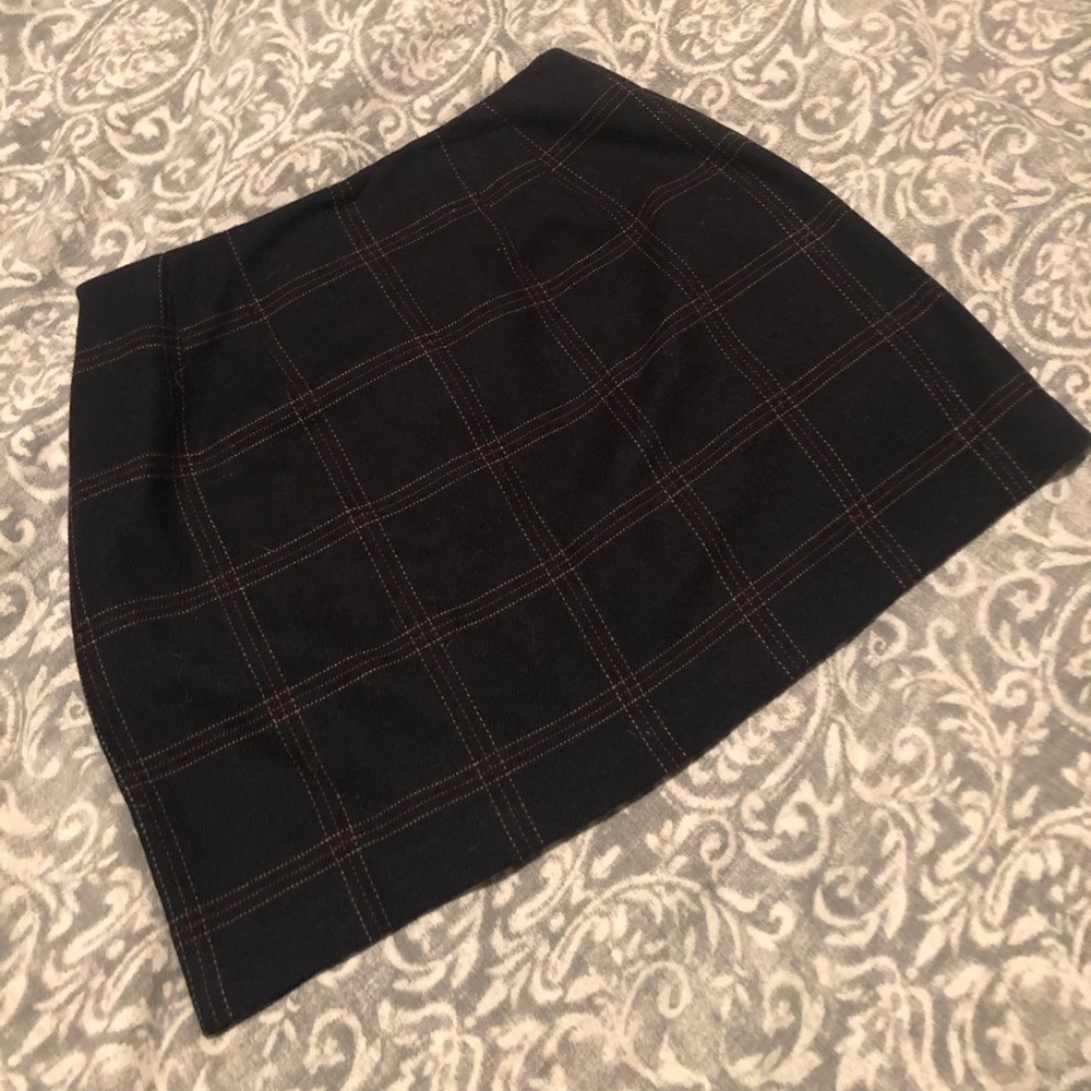 vintage wool mini skirt